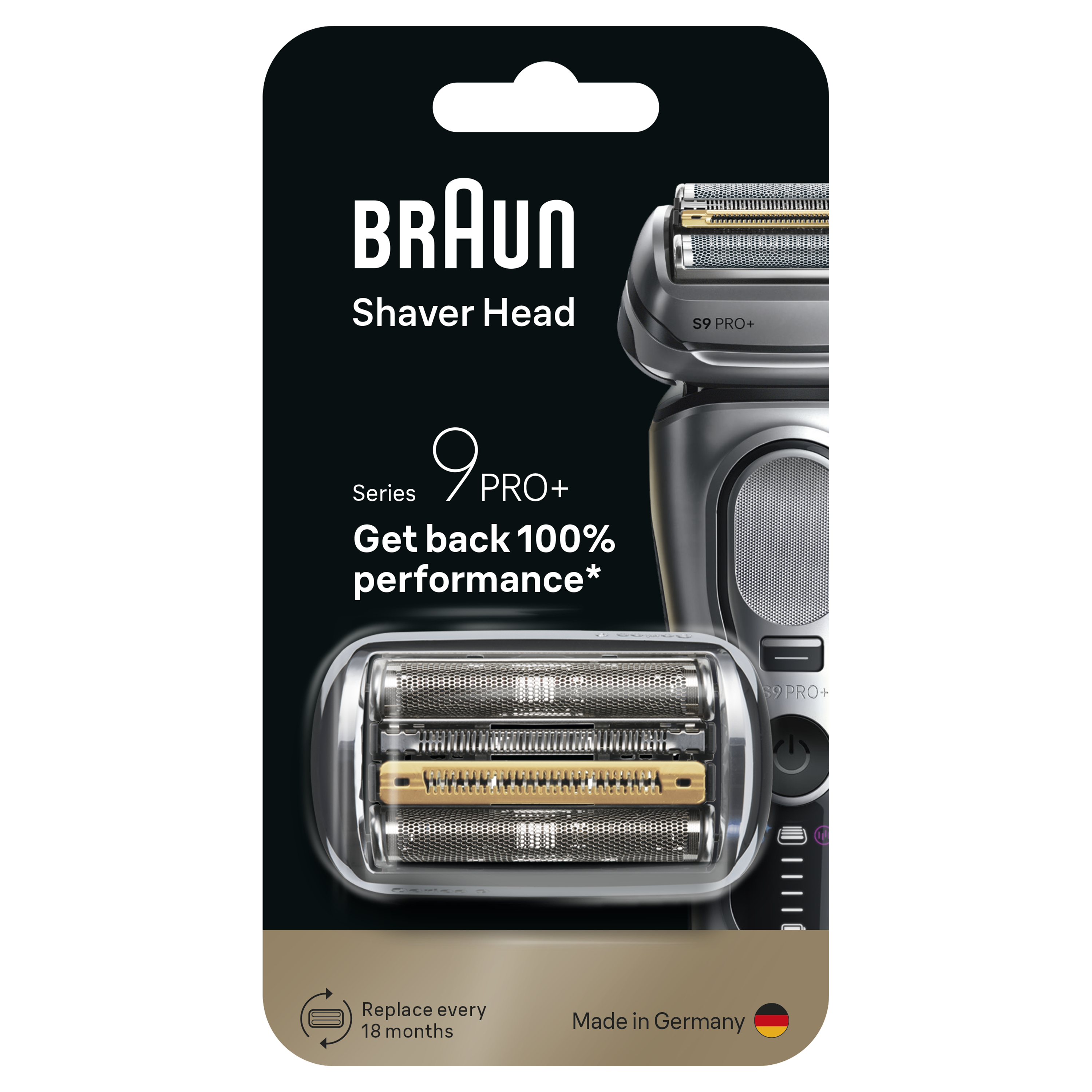 Braun 96M Genuine Series 9 PRO+ Electric Shaver Replacement Head, Fits Braun 96M Genuine Series 9 PRO+ Electric Shaver Replacement Head, Fits