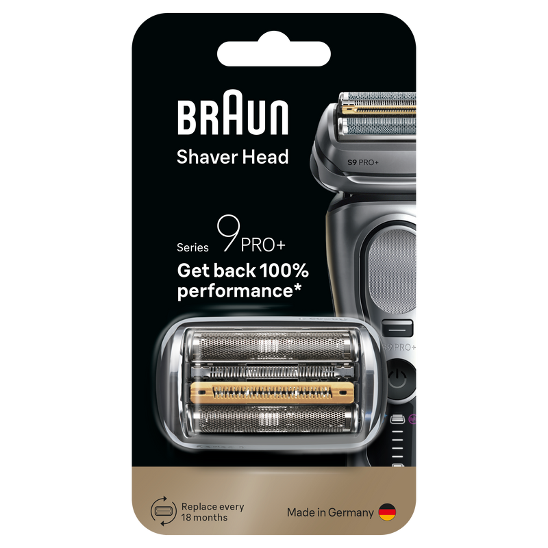 Braun 96M Series 9 PRO+ Electric Shaver Replacement Head, Compatible With Series 9 Shavers - Made In Germany