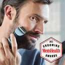 Philips Norelco Series 9000, Ultimate Precision Beard and Hair Trimmer with Beard Sense Technology for an even trim, BT9810/40