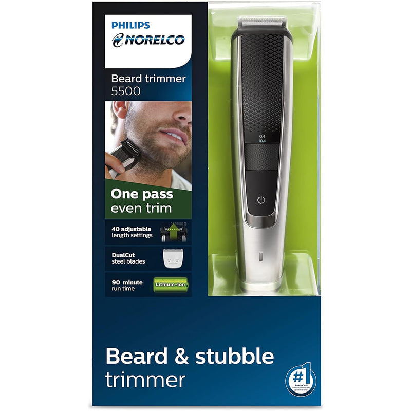 Philips Norelco Beard Trimmer and Hair Clipper Series 5500, electric, cordless,- BT5511/49