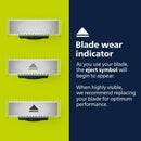 Philips Norelco Genuine OneBlade Replacement Blades, 2 Count, QP220/80