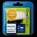 Philips Norelco Genuine OneBlade Replacement Blades, 2 Count, QP220/80