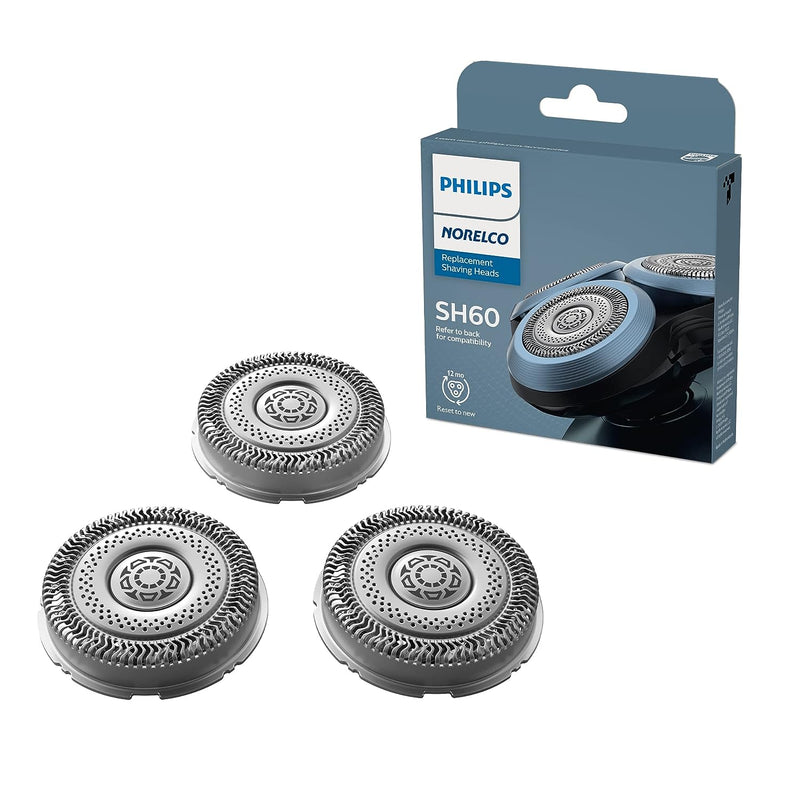 Philips Norelco SH60/72 Genuine Shaving Heads Compatible with Norelco Shaver Series 6000