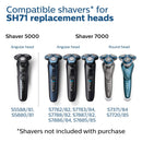 Philips Norelco SH71/52 Genuine  Shaving Heads compatible with Norelco Shaver Series 5000 Angular and 7000