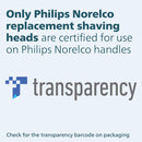 Philips Norelco SH60/72 Genuine Shaving Heads Compatible with Norelco Shaver Series 6000