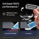 Braun 74s Series 7 Electric Shaver Replacement Head, Compatible With 70, 71, 72 Generations Shavers, Made in Germany