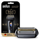 Braun Nevo Black Genuine Electric Shaver Replacement Head, Fits all Nevo Shavers - Made In Germany