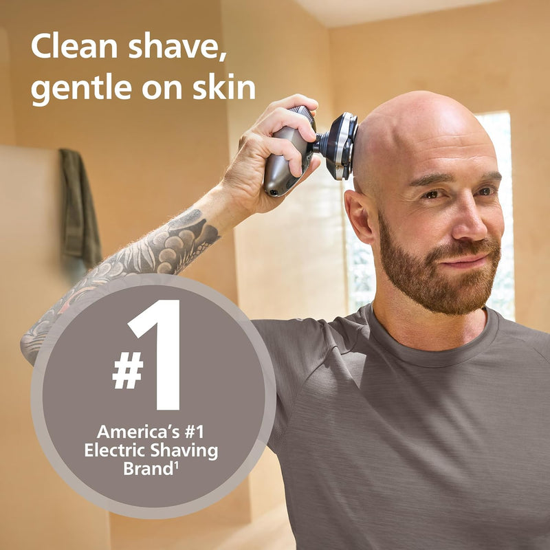 Philips Norelco Genuine Head Shaver Replacement Heads - Compatible with Philips Norelco Head Shaver Pro HS5980, HS7980 and HS9980, Self-sharpening HS740/40