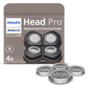 Philips Norelco Genuine Head Shaver Replacement Heads - Compatible with Philips Norelco Head Shaver Pro HS5980, HS7980 and HS9980, Self-sharpening HS740/40