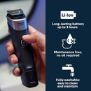 Philips Norelco Multigroom Series 5000 18 Piece, Beard Face, Hair, Body and Intimate Hair Trimmer for Men -MG5910/49
