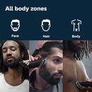 Philips Norelco Multigroom Series 5000 18 Piece, Beard Face, Hair, Body and Intimate Hair Trimmer for Men -MG5910/49