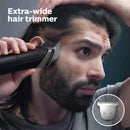 Philips Norelco Multigroom Series 5000 18 Piece, Beard Face, Hair, Body and Intimate Hair Trimmer for Men -MG5910/49