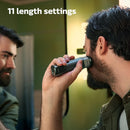 Philips Norelco Multigroom Series 5000 18 Piece, Beard Face, Hair, Body and Intimate Hair Trimmer for Men -MG5910/49