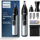 Philips Norelco Nose Trimmer 5000 for Nose, Ears, Eyebrows Trimming Kit, NT5600/62, Black/Silver