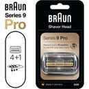 Braun 94M Genuine Replacement Shaver Head Cassette Silver Compatible with Series 9 Pro and Series 9 Razors