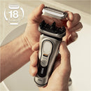 Braun 94M Genuine Replacement Shaver Head Cassette Silver Compatible with Series 9 Pro and Series 9 Razors