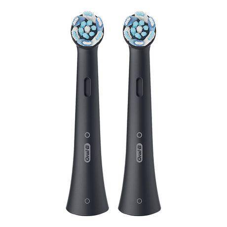 Oral-B iO Ultimate Clean Toothbrush Replacement Heads - Black, Pack of 2 - Healthxpress.ie